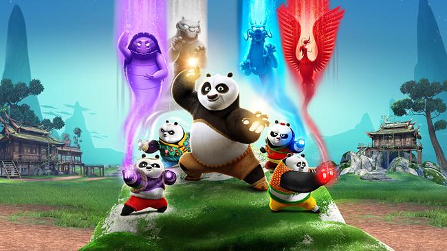 Kung Fu Panda - mit den vier Pandakindern