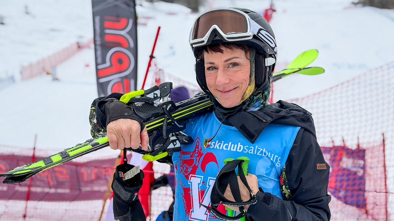 © ORF Esther bei der Kidstrophy in Zauchensee.