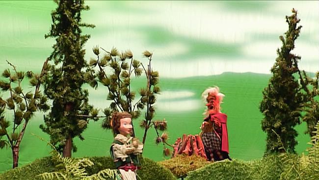 Onkel Rappelkopf hat Besuch von Liese. 