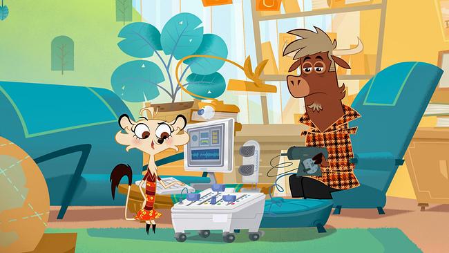 Yak bei einer Untersuchung