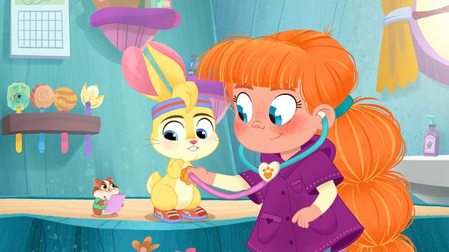 Tierärztin Vida gibt dem Kaninchen Tipps, um seine Verdauung wieder in Schwung zu kriegen.