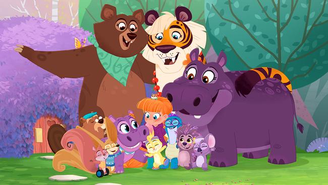 Vida und Popcorn freuen sich zum Valentistag auf ihre Tradition zu Hause mit Dad und Papa