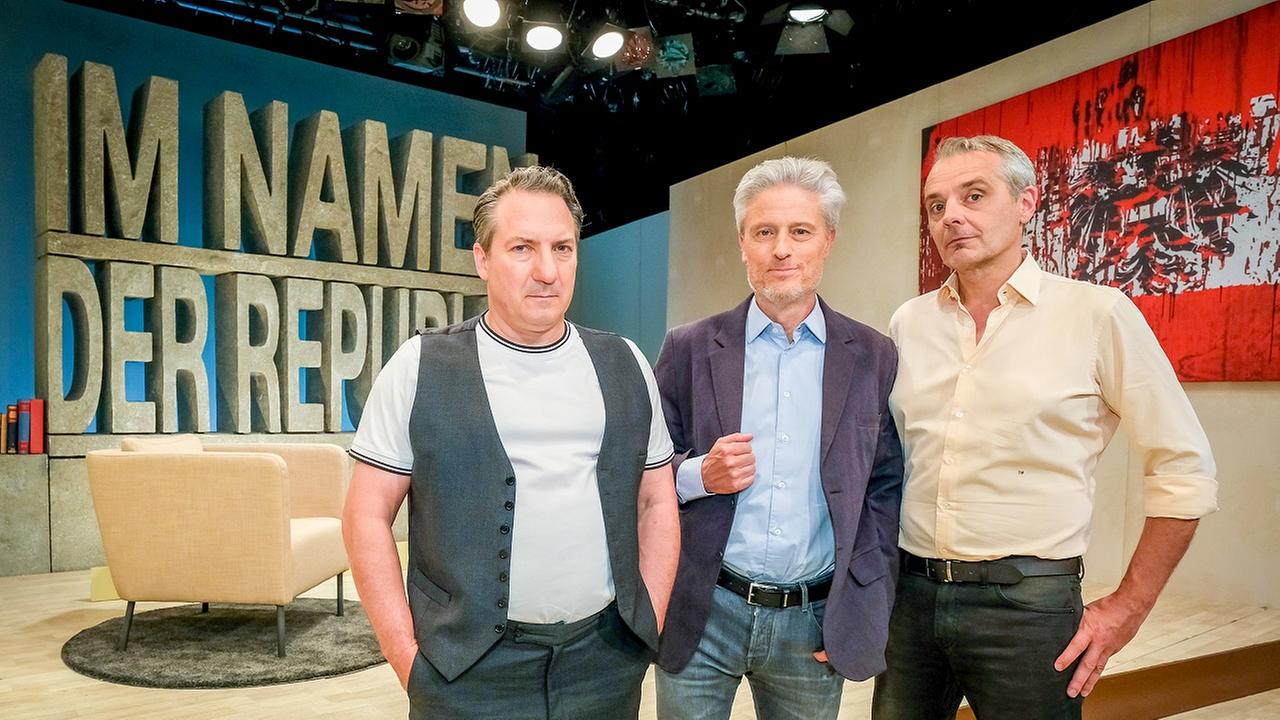 © ORF/Hans Leitner Robert Palfrader, Florian Scheuba und Thomas Maurer