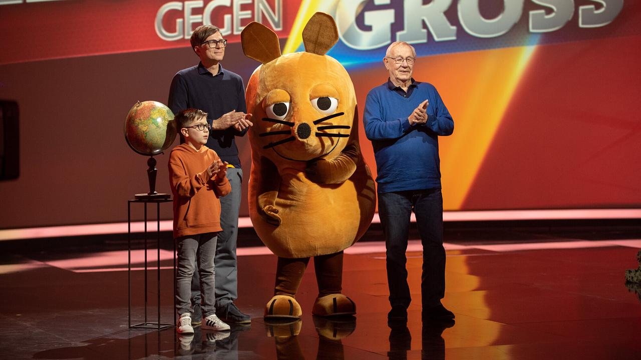 "Klein gegen Groß - Das unglaubliche Duell": Nebi, Ralph Caspers, Die Maus, Armin Maiwald