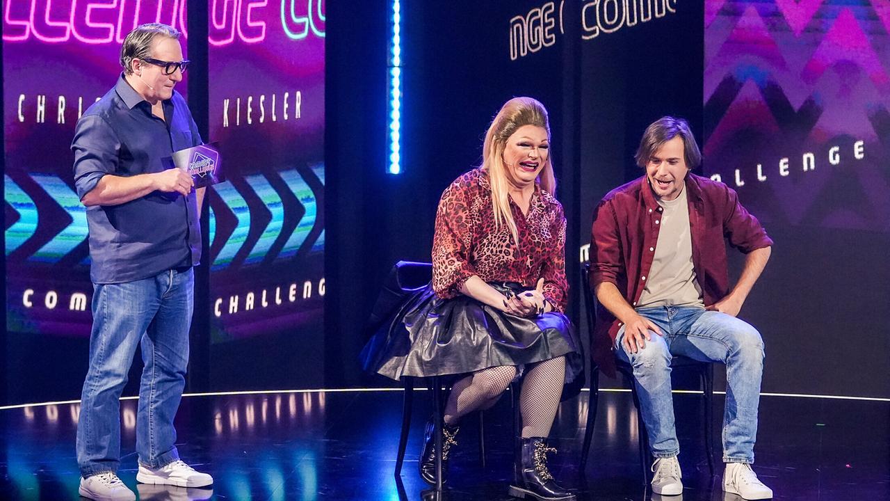 "Die Comedy Challenge - Das kann ja heiter werden": Robert Palfrader, Grazia Patricia, Florian Kaufmann