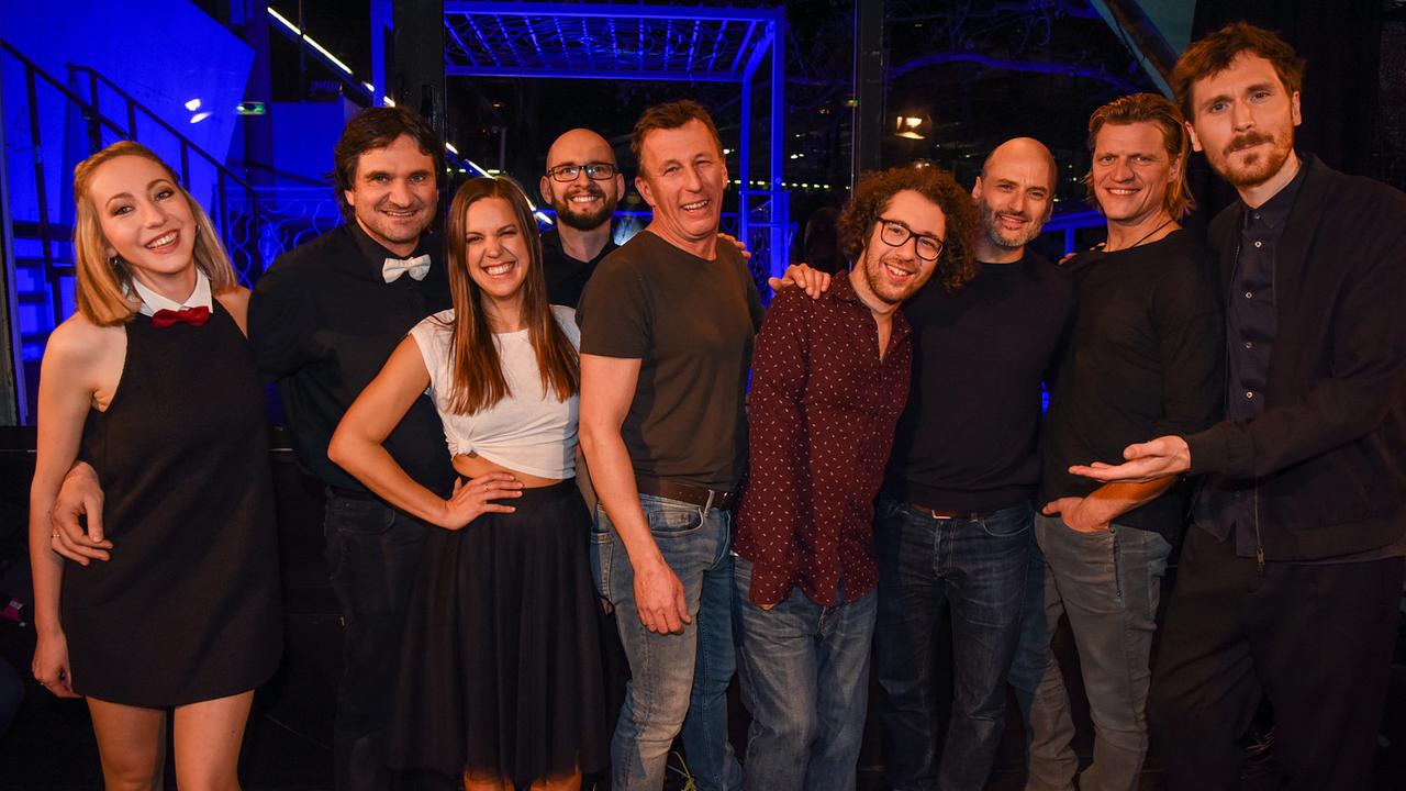 "Pratersterne" am 7.1.2020: "Die Duetten" Michaela Khom, Bernhard Macheiner (Musik), Isabel Gaber, Alexander Meller (Musik), Pepi Hopf, "Stockenreitner & Wieser" David Stockenreitner, Vitus Wieser, Gery Seidl, Hosea Ratschiller