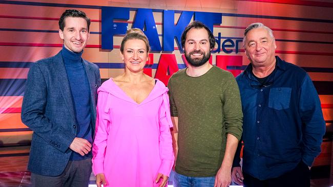 Clemens Maria Schreiner,  Angelika Niedetzky, Manuel Thalhammer und Andreas Vitásek