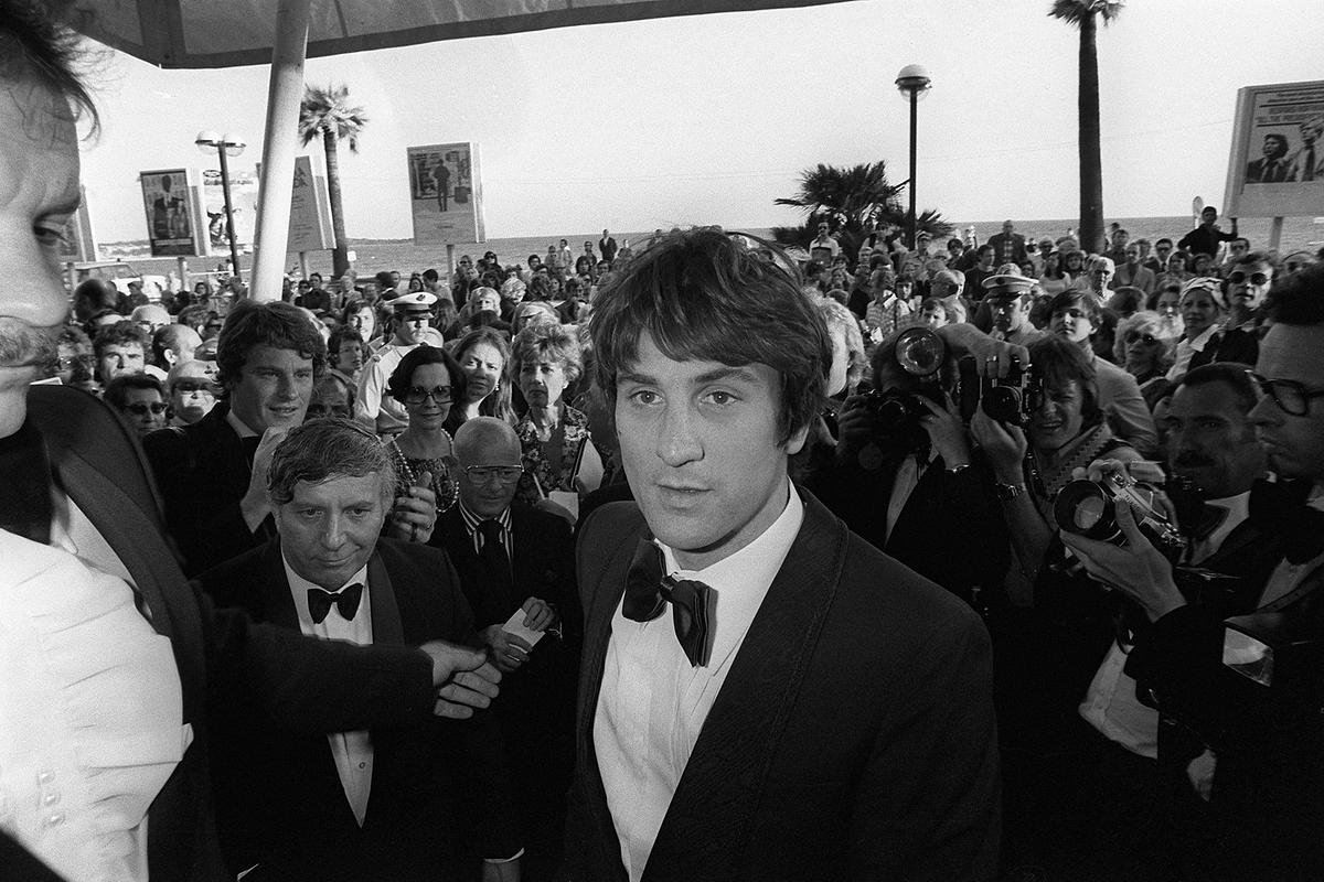 Im Bild: Robert de Niro, bei der Vorstellung des Martin-Scorsese-Thrillers "Taxi Driver", beim 30. Cannes Film Festival am 20. Mai 1976 