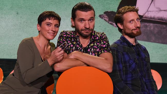 © ORF/ Hubert Mican Elisabeth Oberzaucher, Martin Puntigam und Martin Moder