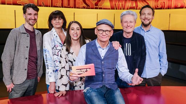 Clemens Maria Schreiner, Eva Maria Marold, Lydia Prenner-Kasper, Oliver Baier, Florian Scheuba und Rudi Schöller
