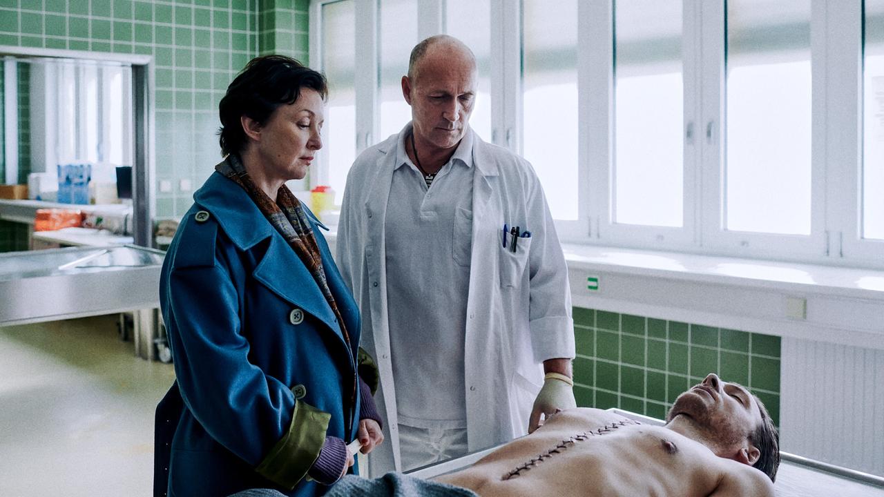 "Acht": Regina Fritsch (Marion Geyer), Gerhard Kral (Dr. Kovac), Stefan Pohl (Harald Wolf)