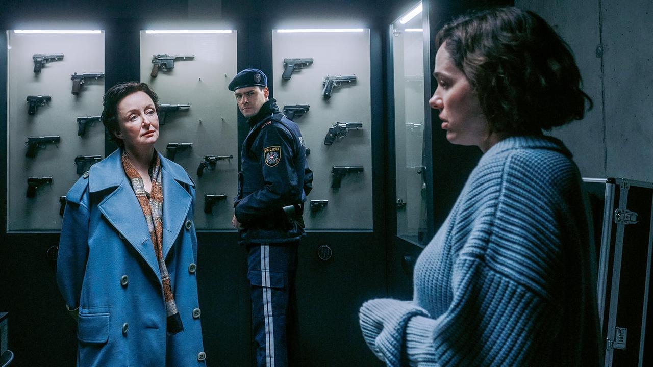 "Acht": Regina Fritsch (Marion Geyer), Thomas Prenn (Patrick Brandl), Verena Altenberger (Sandra Wolf)