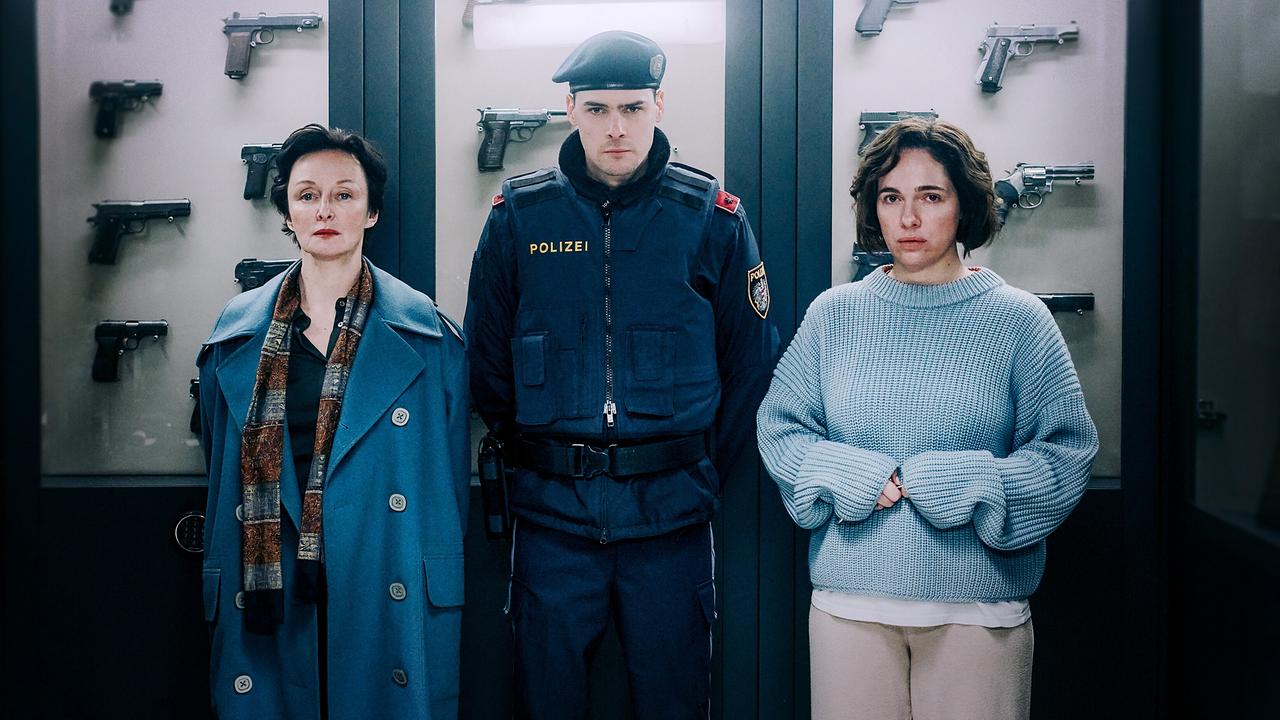 "Acht": Regina Fritsch (Marion Geyer), Thomas Prenn (Patrick Brandl), Verena Altenberger (Sandra Wolf)