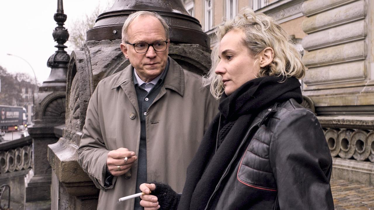 Im Bild: Ulrich Tukur (Jürgen Möller), Diane Kruger (Katja Serkerci).