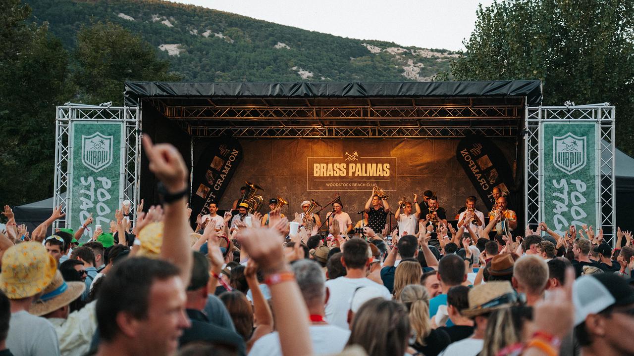 © ORF/Anklang.cc/Julia Engelbrecht Brass Palmas: Brassaranka auf der Pool Stage vor Publikum
