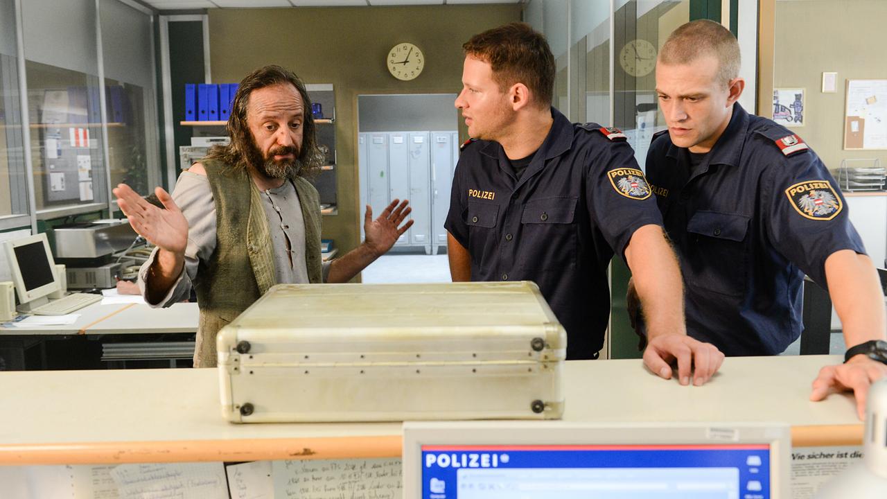 © ORF/Hubert Mican CopStories: Reinhold Moritz (Vickerl), David Miesmer (Florian Fehenberger), Michael Steinocher (Sylvester Thaler)