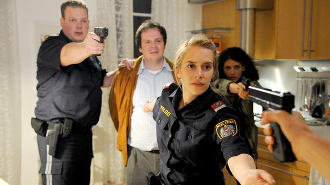 CopStories: Holger Schober (Roman Mohácsi), Thomas Mraz (Guido Klein), Cornelia Ivancan (Tina Zauner), Claudia Kottal (Leila Mikulov)