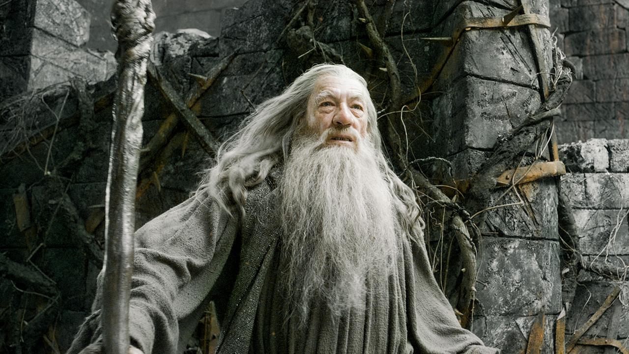 Im Bild: Ian McKellen (Gandalf, der Graue).