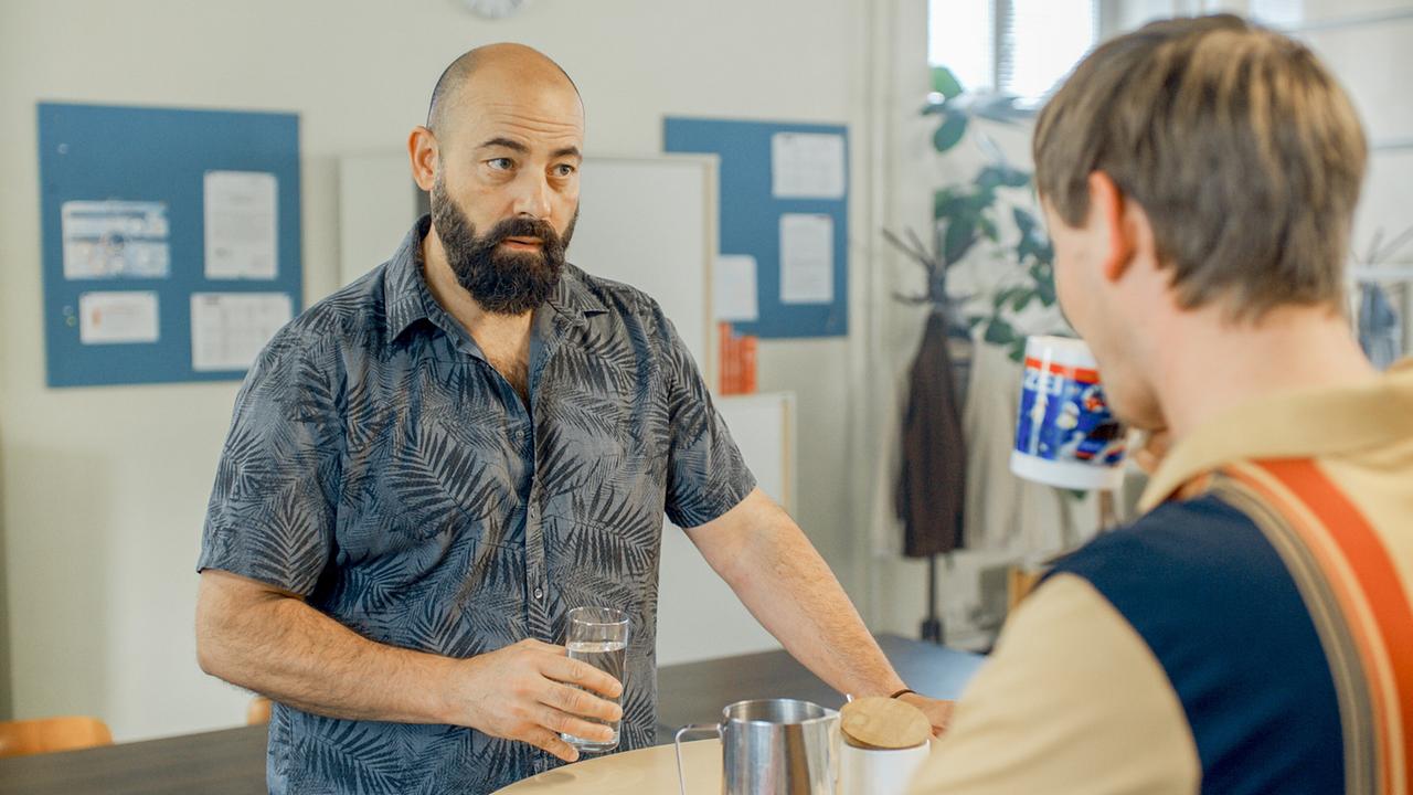 "Die Fälle der Gerti B. – Die mit der Schuld": Anton Noori (Adam Reza), Lukas Watzl (Harald Vogel)