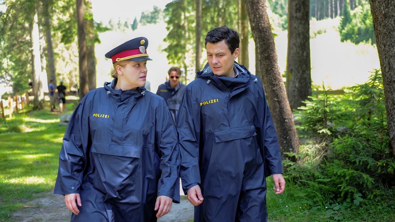 "Drachenjungfrau": Stefanie Reinsperger (Inspektorin Franziska Heilmayr), Manuel Rubey (Kommissar Merana)