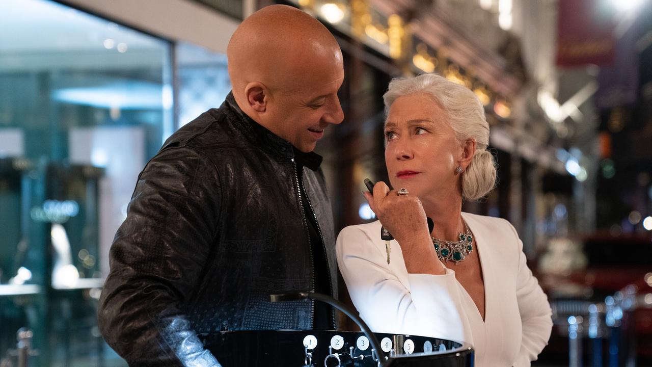 Vin Diesel (Dominic Toretto), Helen Mirren (Queenie)