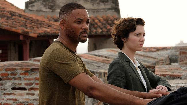 © ORF/Pro7/© 2019 Paramount Pictures/Ben Rothstein Im Bild: Will Smith (Henry Brogan / Junior), Mary Elizabeth Winstead (Danny Zkarweski).