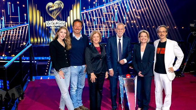 Großes Stage Opening: Bundespräsident Van der Bellen eröffnete Bühne für den Eurovision Song Contest 2026