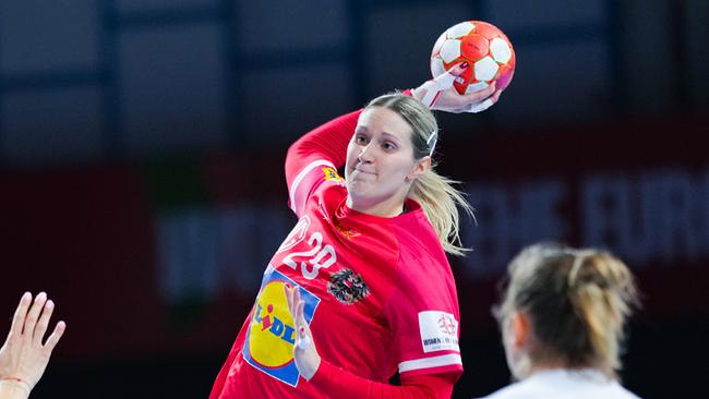 Handball: Ines Ivancok-Soltic (AUT) am Donnerstag, 28. November 2024, anl. des Handball Europameisterschaft Spiels Österreich - Slowakei in Innsbruck.