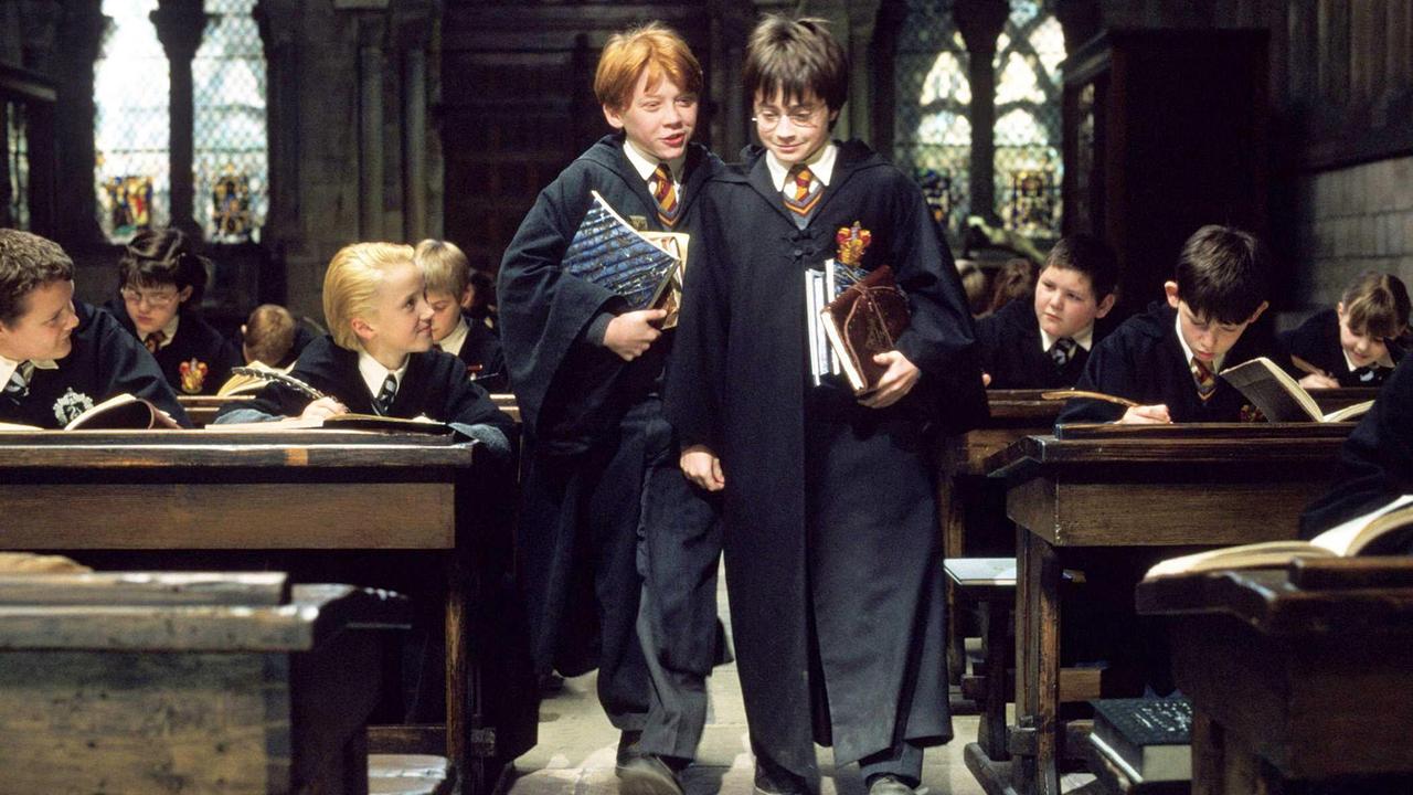 Ron Weasley (Rupert Grint) und Harry Potter (Daniel Radcliffe)