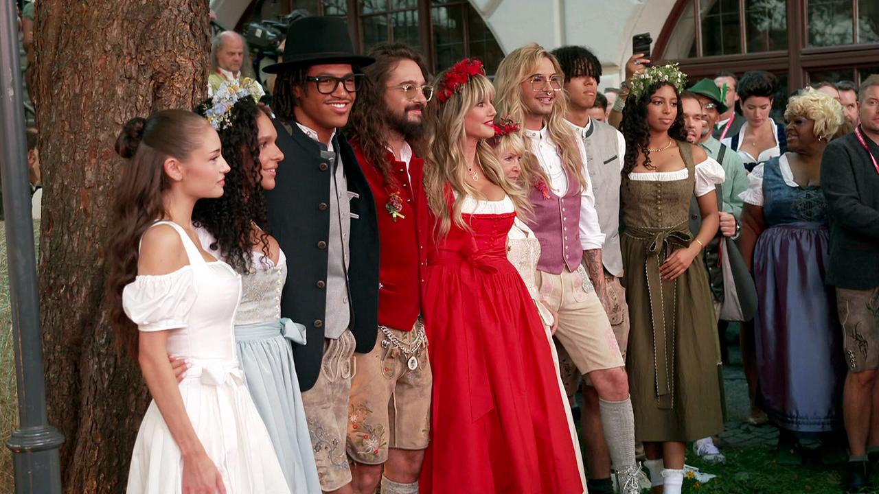 © ORF/Constanze Grießler Heidi Klum mit ihrer Familie beim HeidiFest im Hofbräuhaus in München