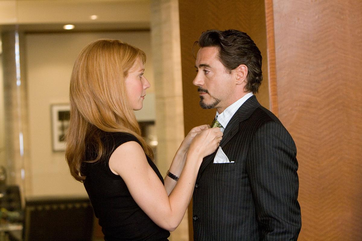 Im Bild: Gwyneth Paltrow (Virginia 'Pepper' Potts), Robert Downey jr. (Tony Stark / Iron Man).