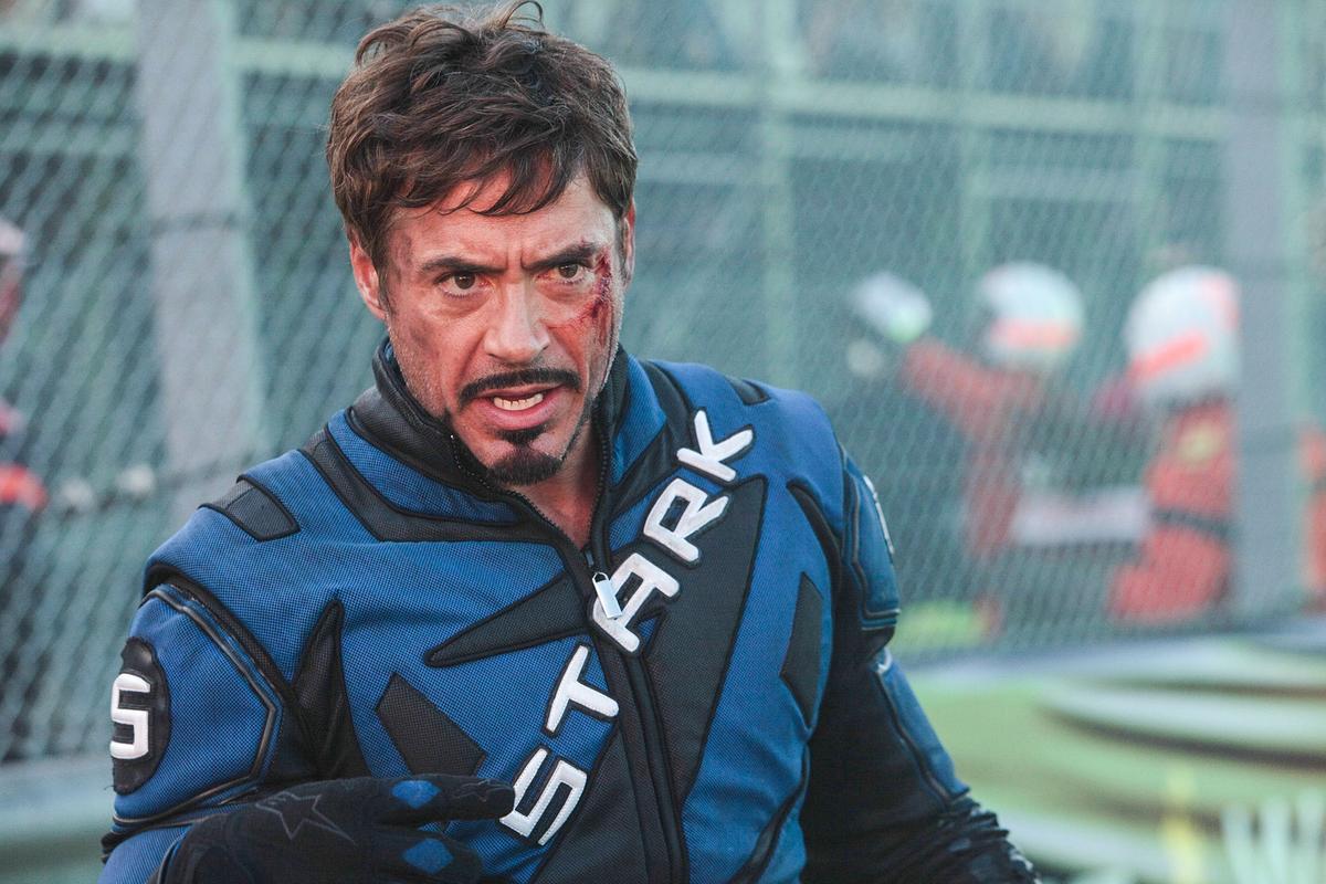 Im Bild: Robert Downey jr. (Tony Stark / Iron Man).