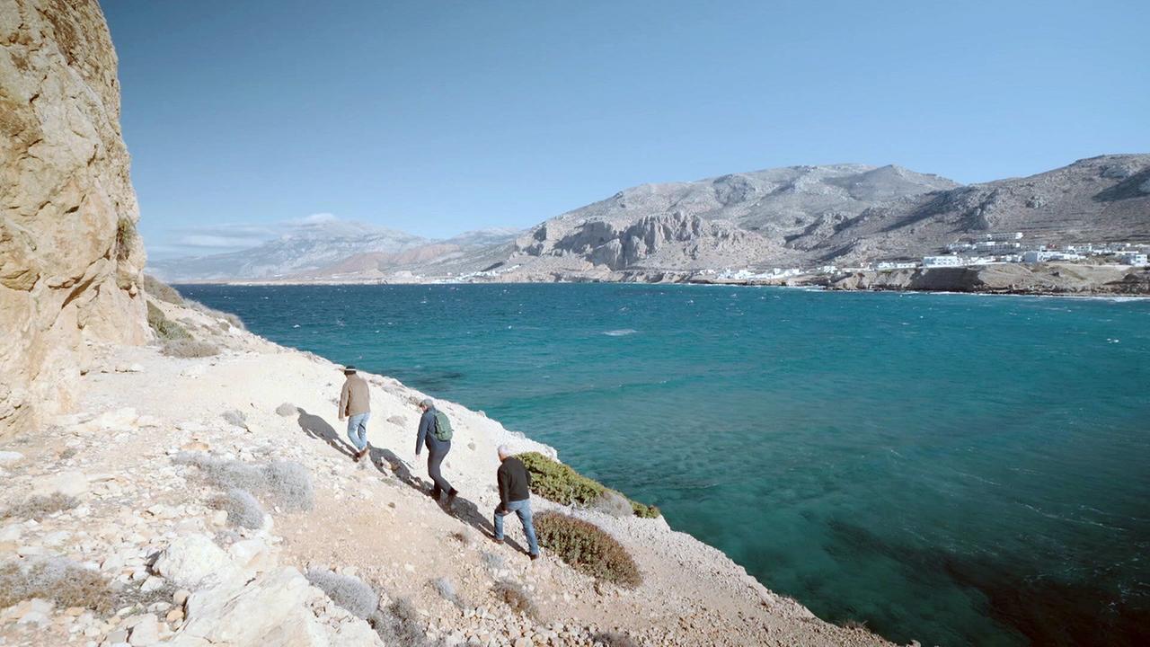 "Jamas Stipsits": Thomas Stipsits in Griechenland. Sein persönlicher Rückzugsort ist die griechische Insel Karpathos.