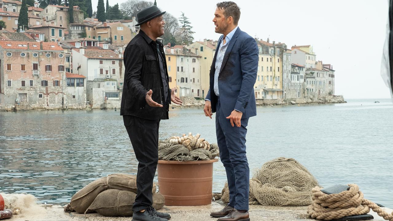 © ORF/Telepool/David Appleby Samuel L. Jackson (Darius Kincaid), Ryan Reynolds (Michael Bryce)