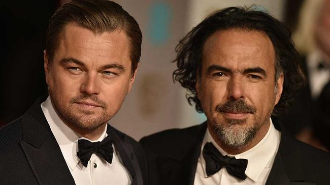 Leonardo DiCaprio und Alejandro G. Inarritu bei den BAFTA British Academy Film Awards im Royal Opera House in London am 14. Februar 2016. 