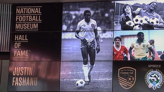 Justin Fashanu wird in die Hall of Fame des britischen National Football Museum aufgenommen.