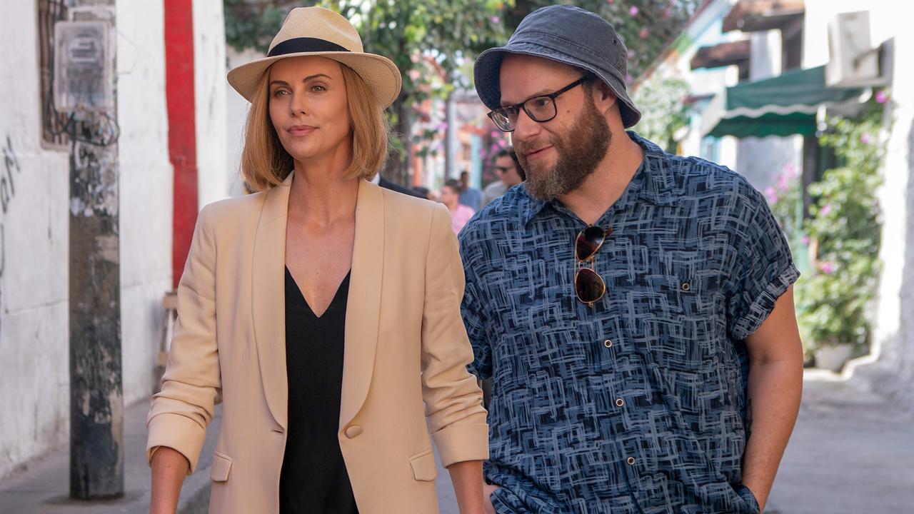 Charlize Theron (Charlotte Field), Seth Rogen (Fred Flarsky)