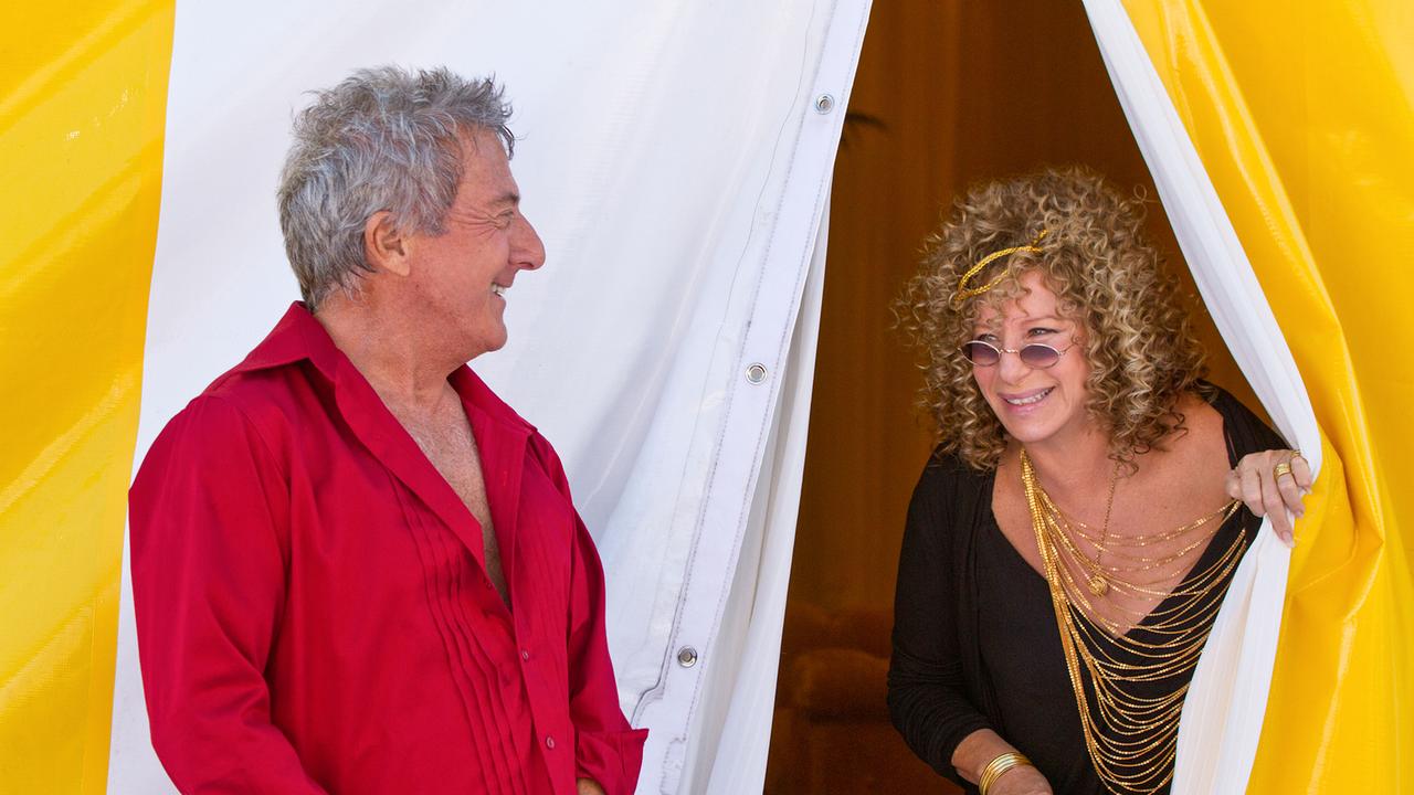 Im Bild: Dustin Hoffman (Bernie Focker), Barbra Streisand (Roz Focker).