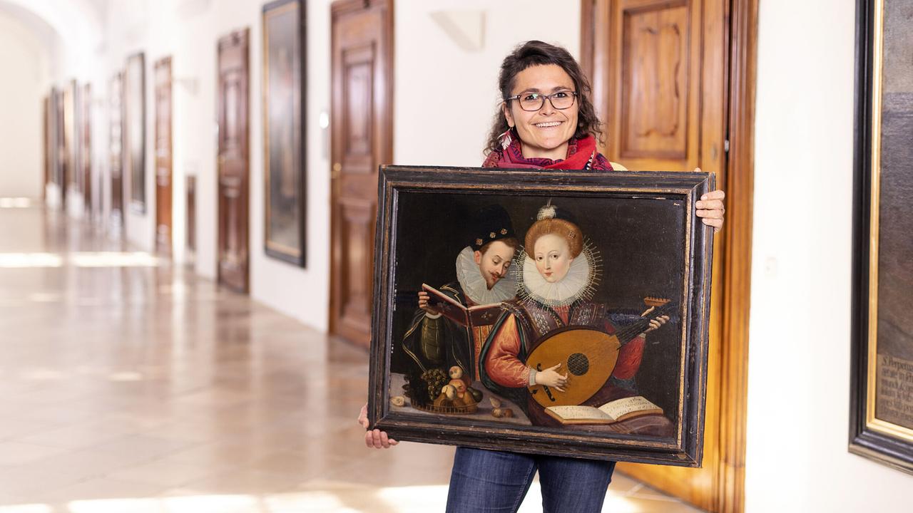 "Kunst und Krempel - Folge 6 - Aus Herzogenburg": Ist das Mary Stuart mit ihrem Gitarrenlehrer? Und stammt das Gemälde tatsächlich aus dem 16. Jahrhundert?