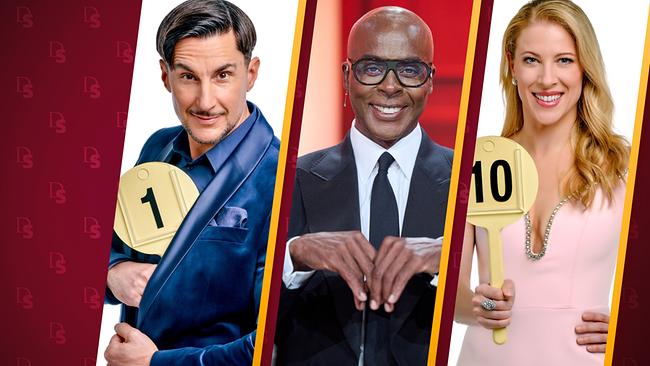 © ORF Paulus Bohl, Aaron Karl und Simone Lugner im großen „Dancing Stars“-Finale: Balázs Ekker, Bruce Darnell, Maria Angelini-Santner