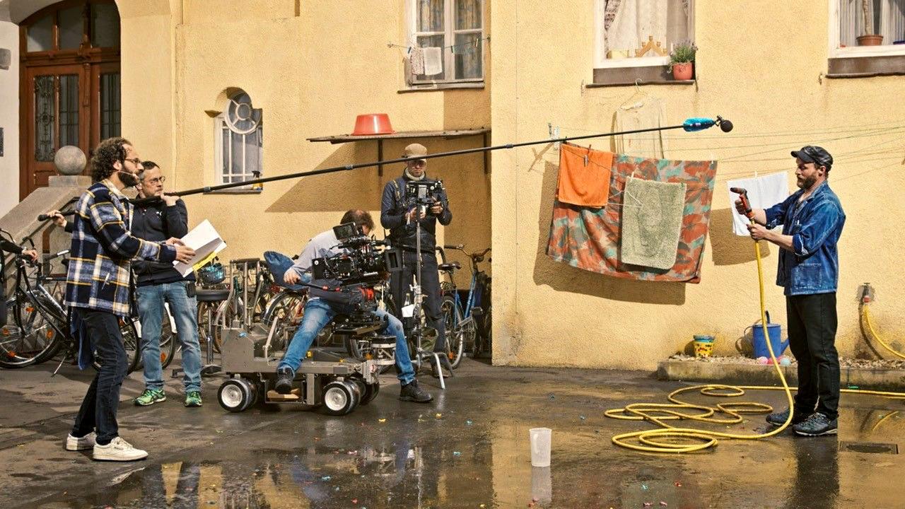 Dreharbeiten zu der Neuauflage von 'Pumuckl'.