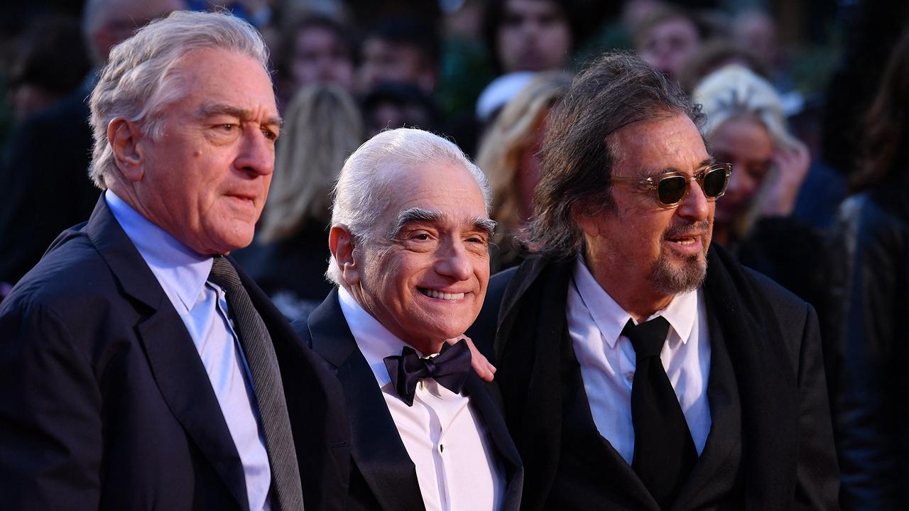 Im Bild: Robert de Niro, Al Pacino und Martin Scorsese bei der Premiere von "The Irishman" während des BFI London Film Festival am 13. Oktober 2019