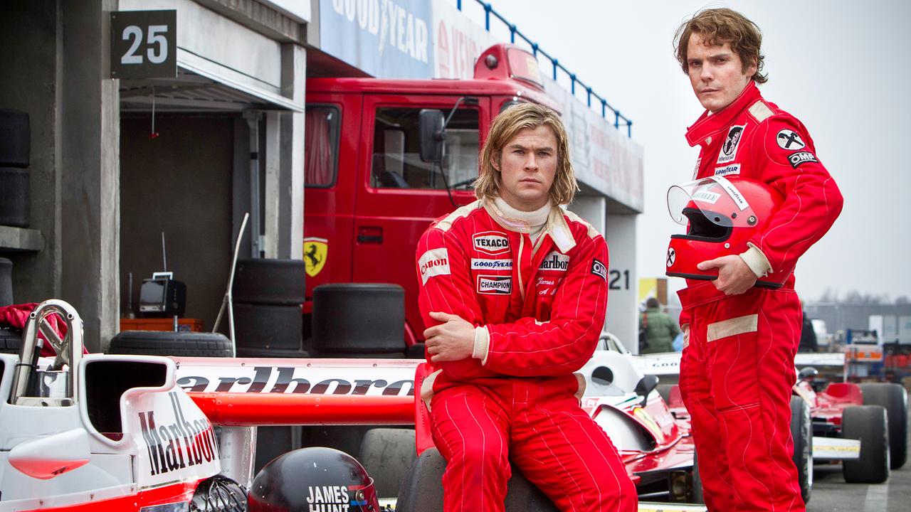 Im Bild: Chris Hemsworth (James Hunt), Daniel Brühl (Niki Lauda).