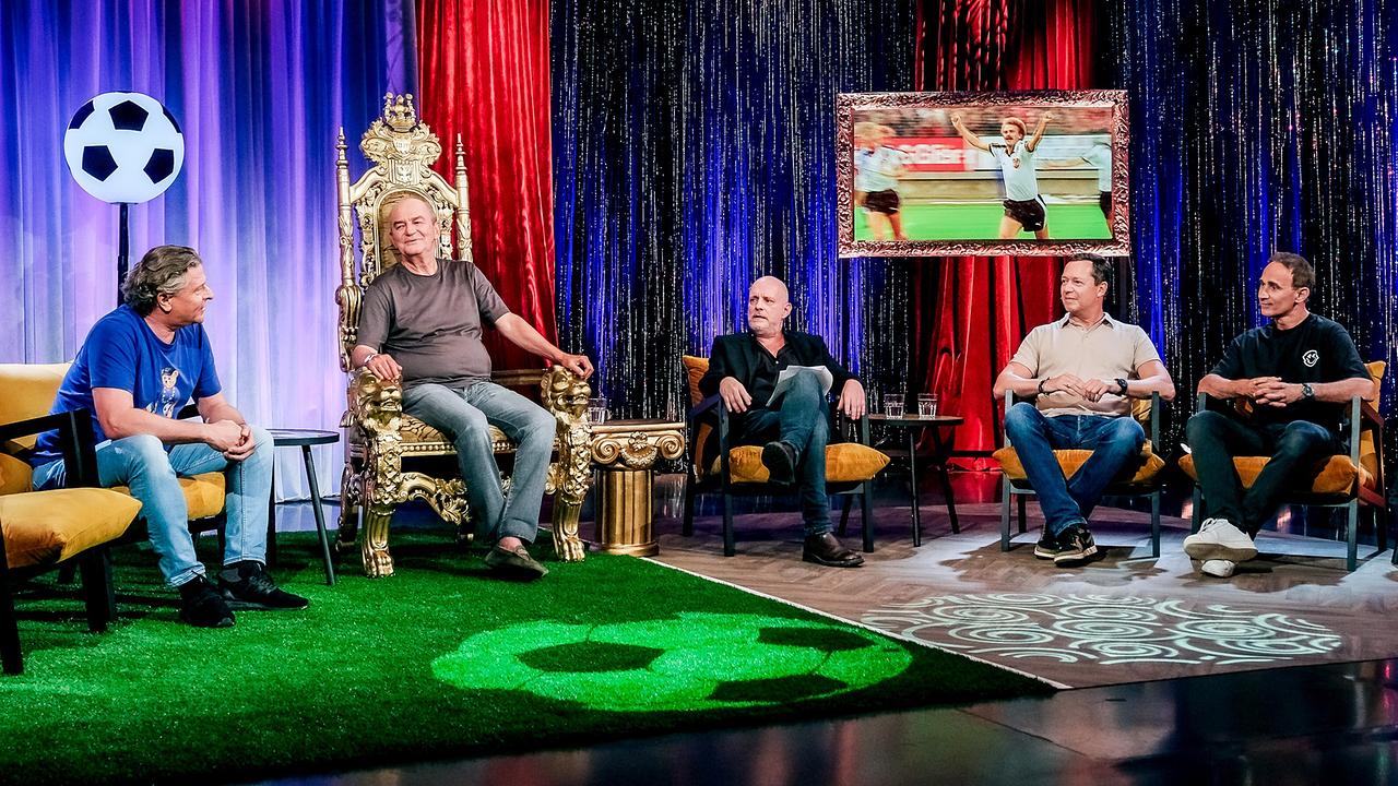 "Seitenwechsel-Spezial zum 70. Geburtstag von Herbert Prohaska": Peter Moizi, Herbert Prohaska, Christoph Grissemann, Alex Kristan, Gernot Kulis