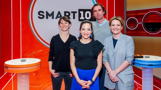 "Smart 10": Rebecca Truska, Caroline Athanasiadis, Thomas Vacek, Stefanie Groiss-Horowitz (ORF-Programmdirektorin)
