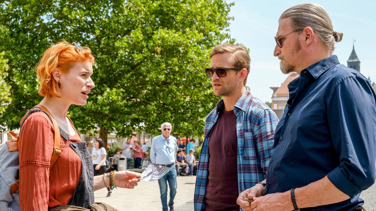 "Soko Donau - Das Phantom": Lisa-Lena Tritscher (Sophia Wenzl), Michael Steinocher (Simon Steininger), Stefan Jürgens (Carl Ribarski)