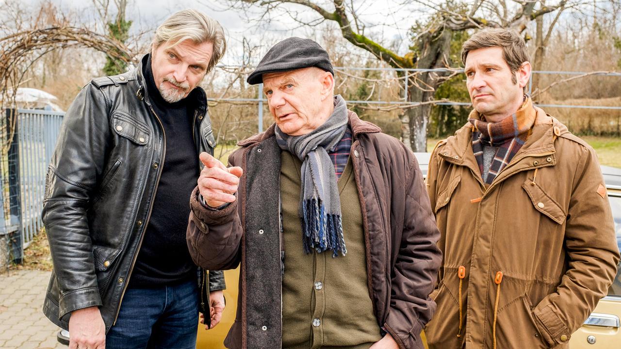 "Soko Donau - Die letzte Party": Stefan Jürgens (Carl Ribarski), Johannes Seilern (Wilfried Unterberger), Andreas Kiendl (Klaus Lechner)