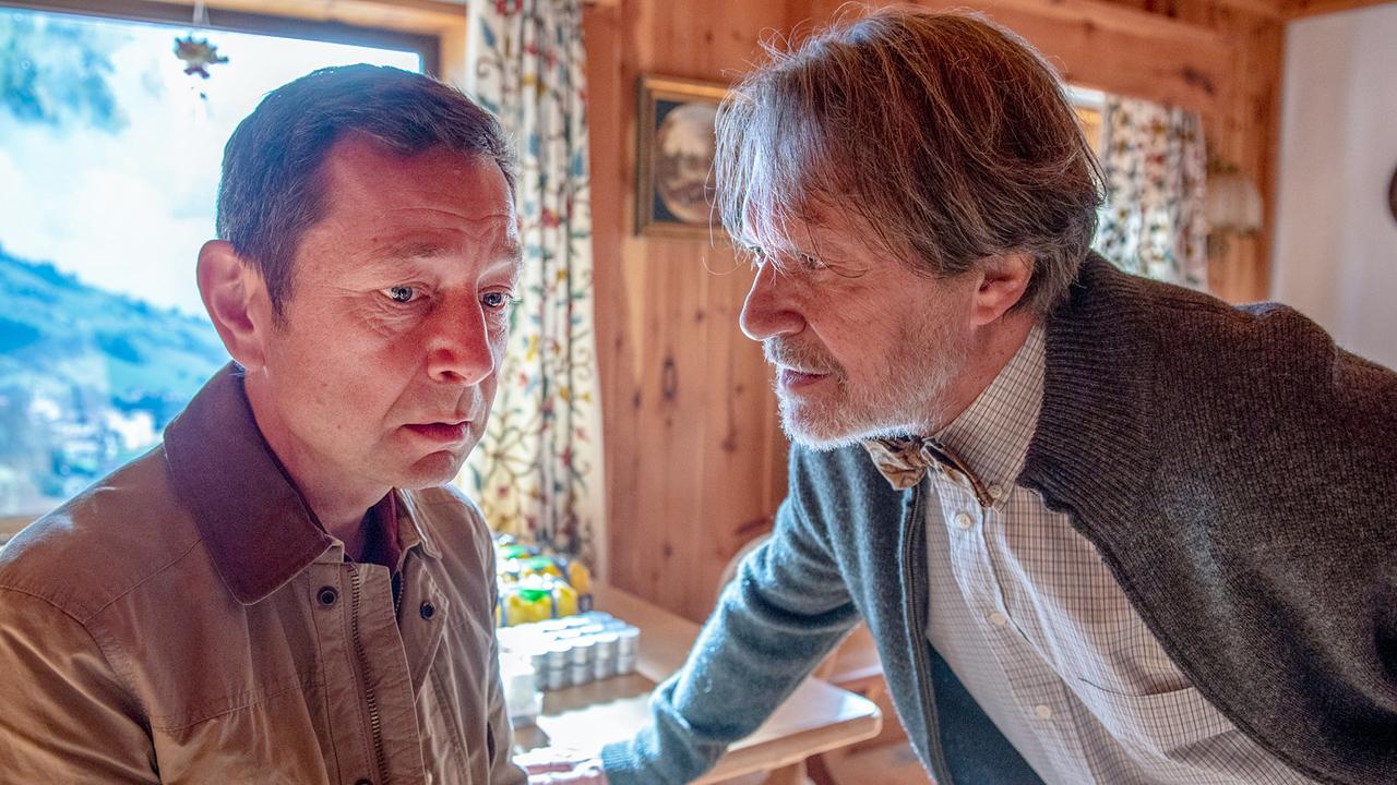 "Soko Kitzbühel - Worst Case Scenario": Anton Figl (Renato Priglinger), Helmut Berger (Ernst Frick)