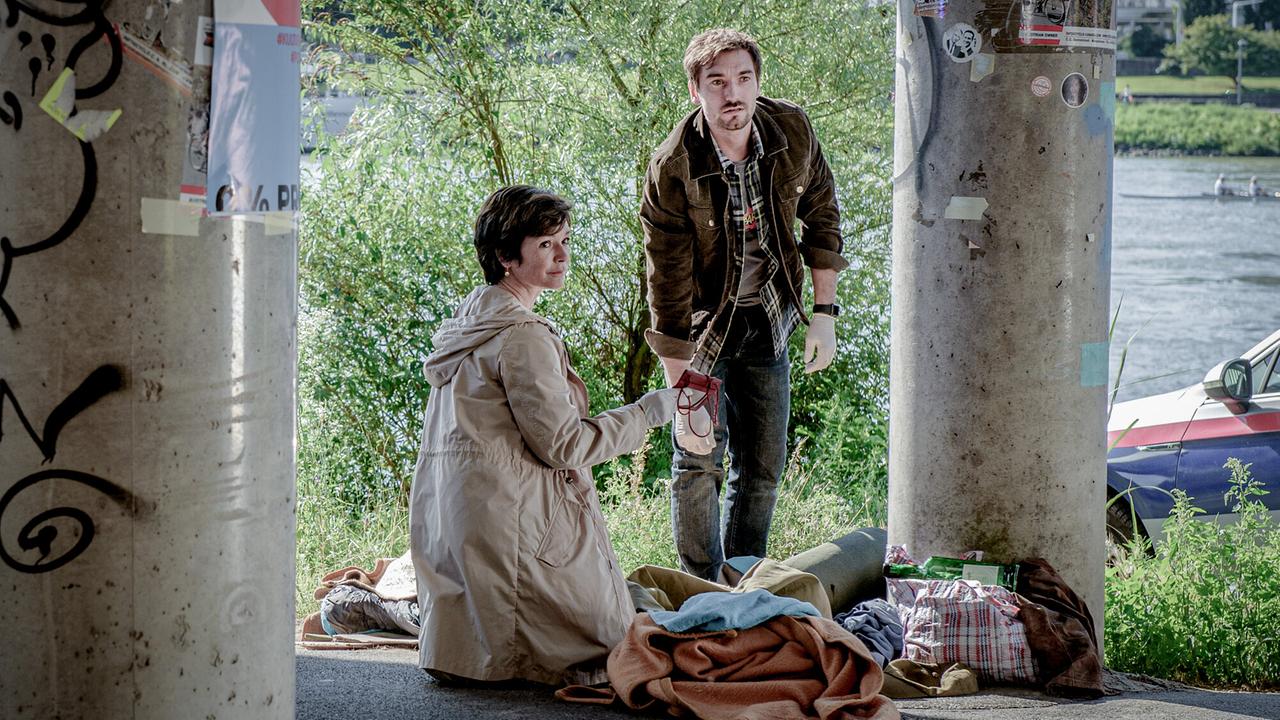 "Soko Linz - Die Unsichtbaren": Katharina Stemberger (Joe), Daniel Gawlowski (Ben)