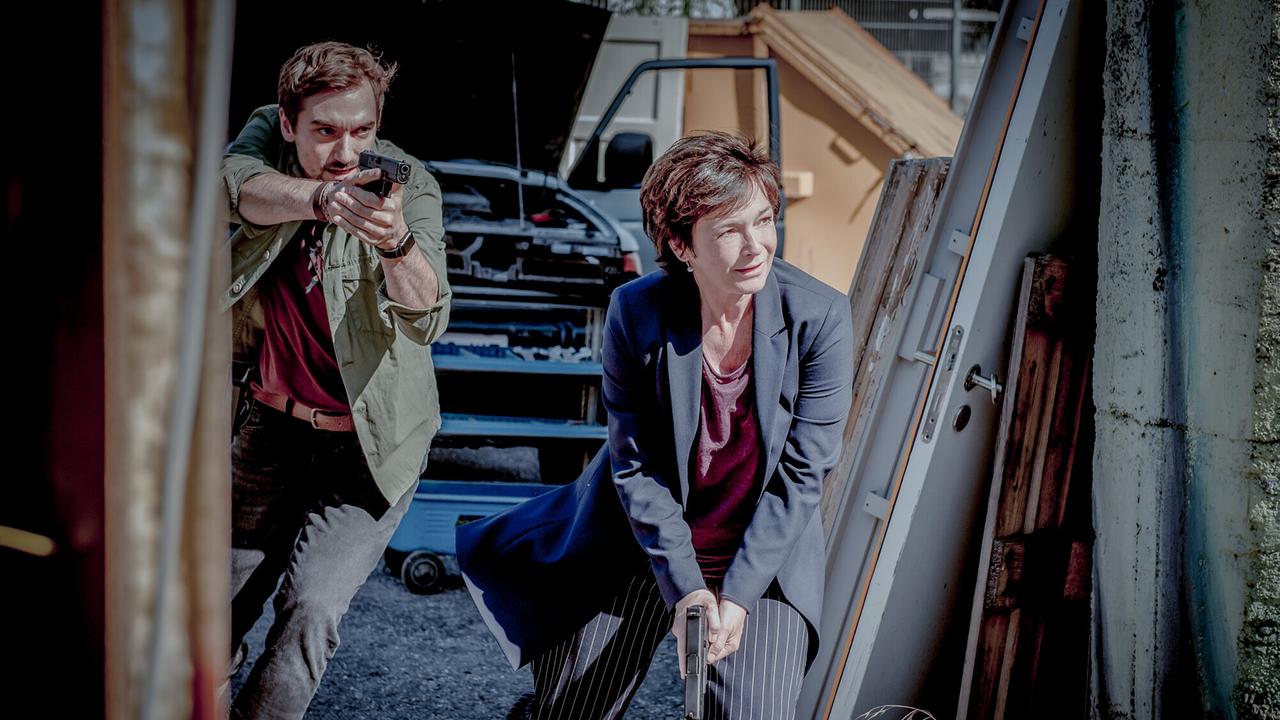 "Soko Linz - Der Linz Ripper": Daniel Gawlowski (Ben), Katharina Stemberger (Joe)